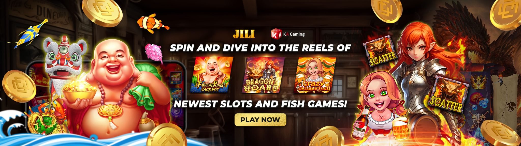 zingplay ဂိမ်းလော်ဘီတွင် Live Casino နှင့် Slots ဂိမ်းများ တပြိုင်နက်ကစားနေသောမြင်ကွင်း